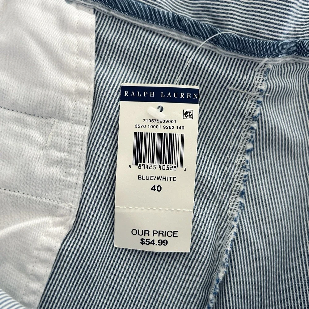 Polo by Ralph Lauren Men's 40 Blue Multi 100% Cotton 6